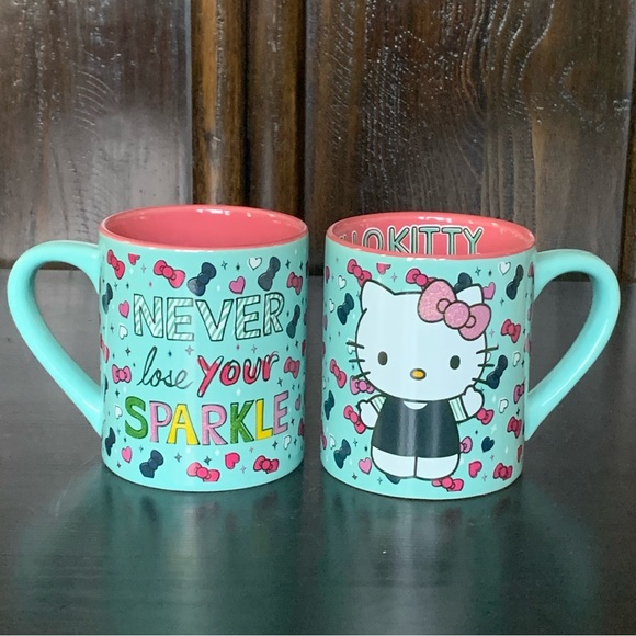 Hello Kitty Never Lose Your Sparkle 14oz Ceramic Mug - Picture 1 of 12